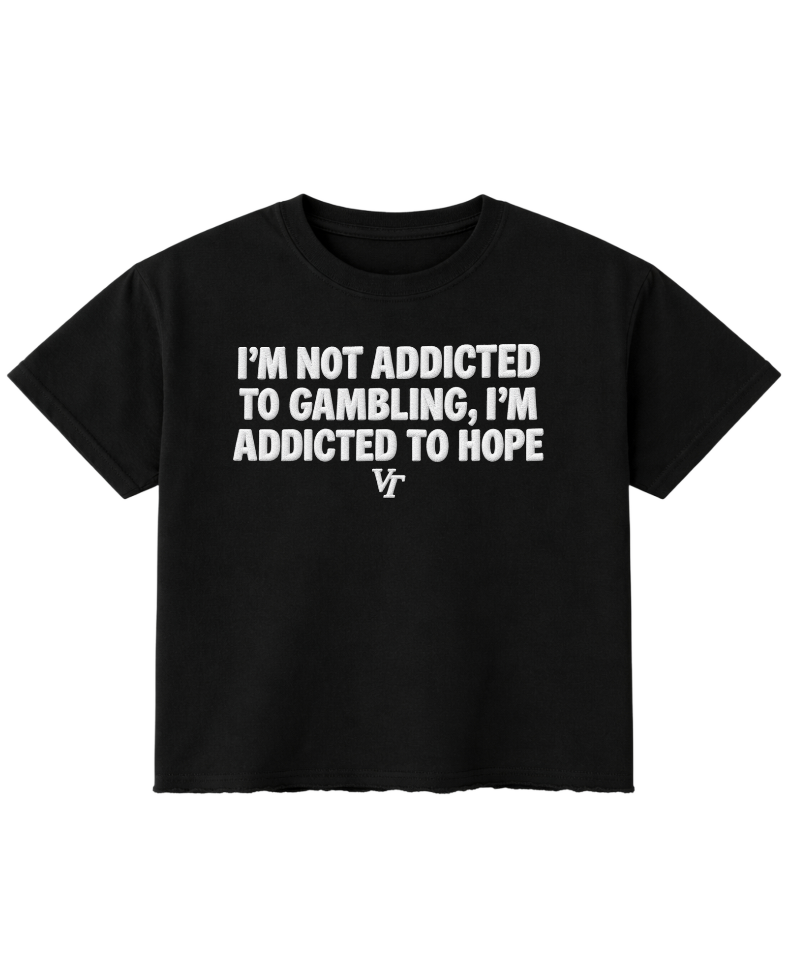 ADDICTED TO HOPE BLACK TEE