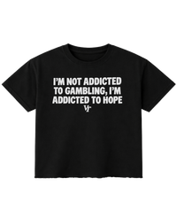 ADDICTED TO HOPE BLACK TEE