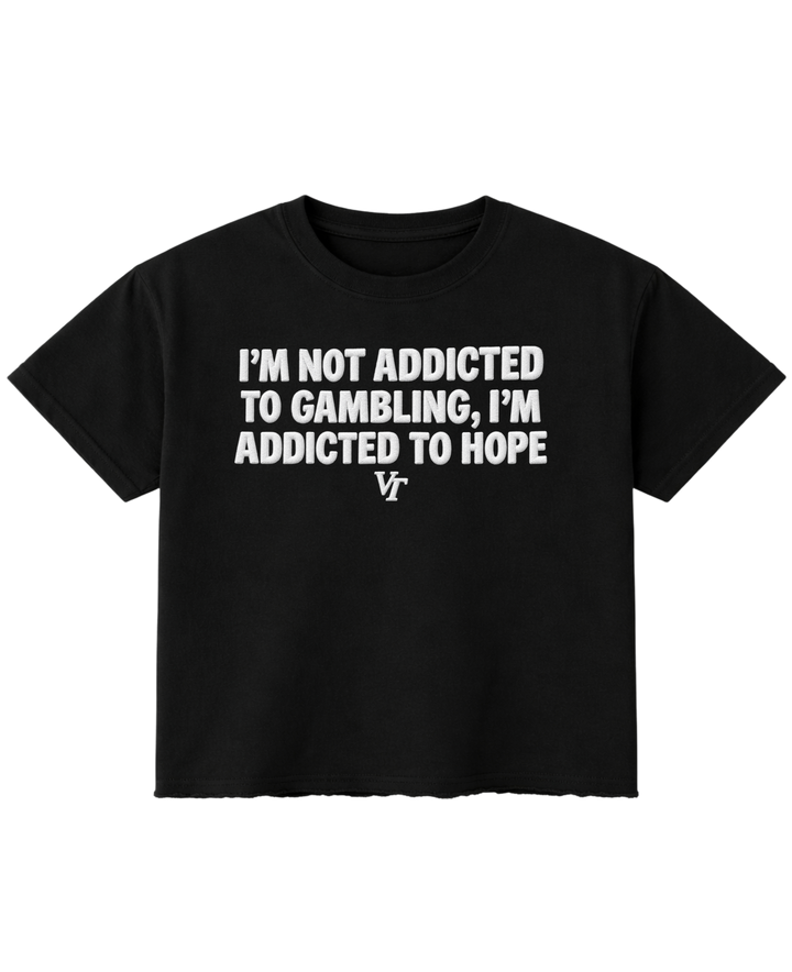 ADDICTED TO HOPE BLACK TEE