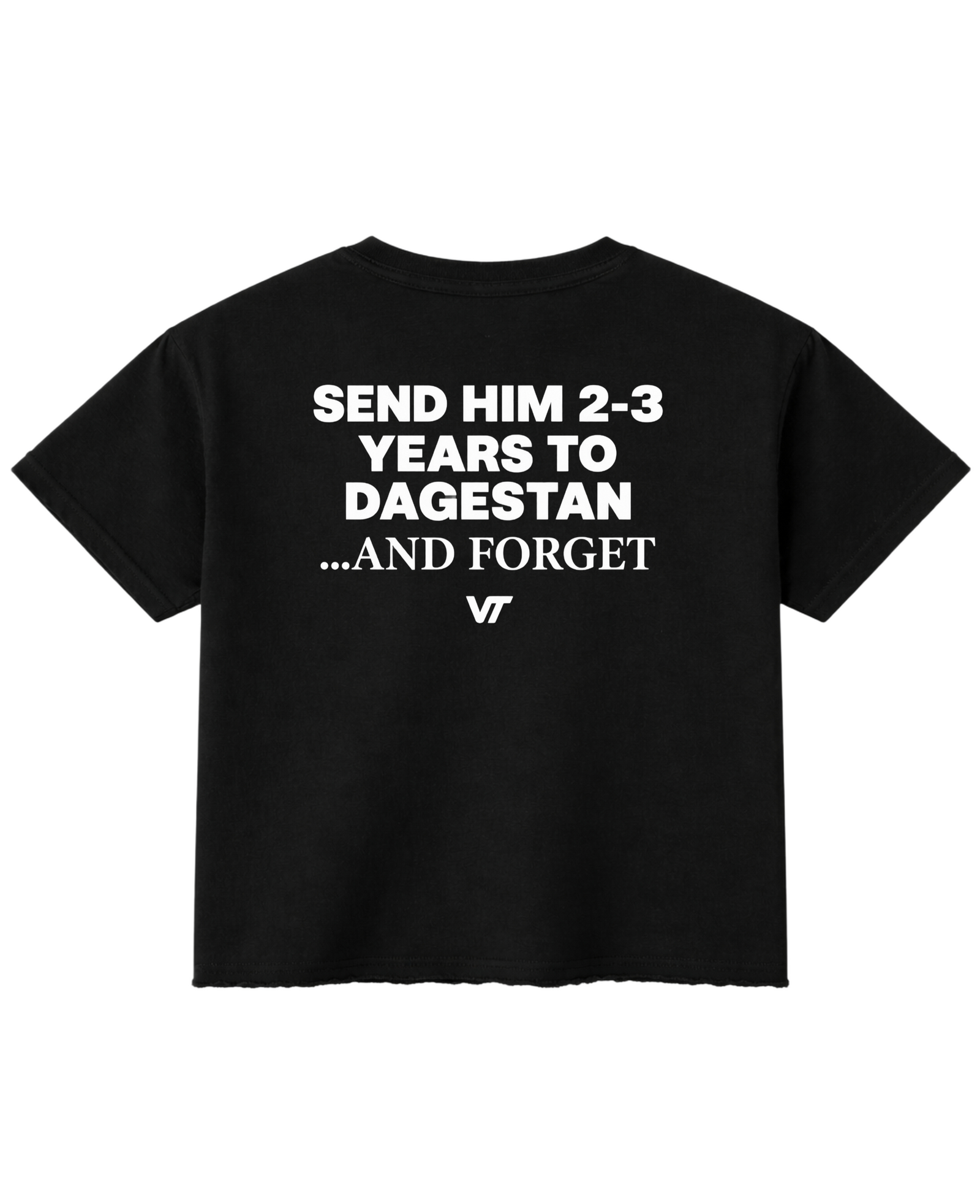 DAGESTAN AND FORGET BLACK TEE