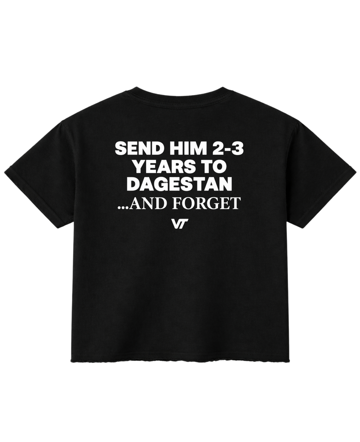 DAGESTAN AND FORGET BLACK TEE
