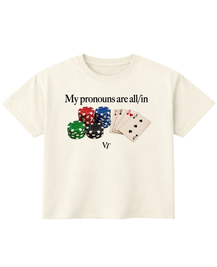 MY PRONOUNS WHITE TEE